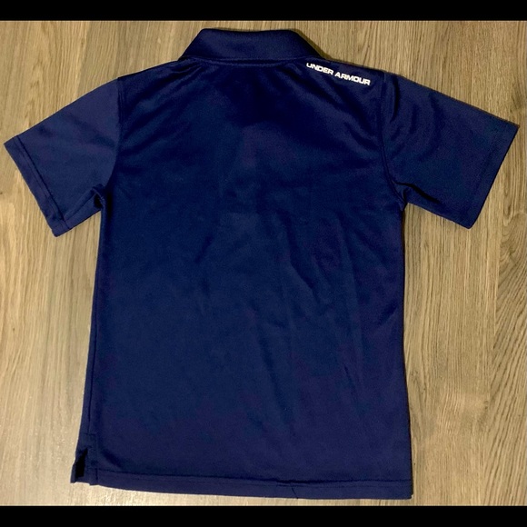 Under Armour Athletic Polo Navy size 6 Boys - Picture 2 of 3